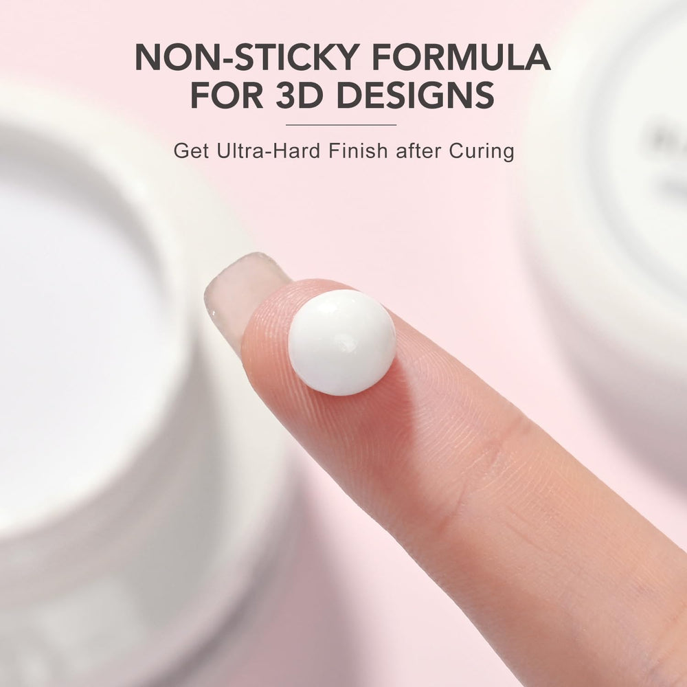GAOY solid builder gel 3D sculpting demonstrates precise designs with mess-free workflow.
