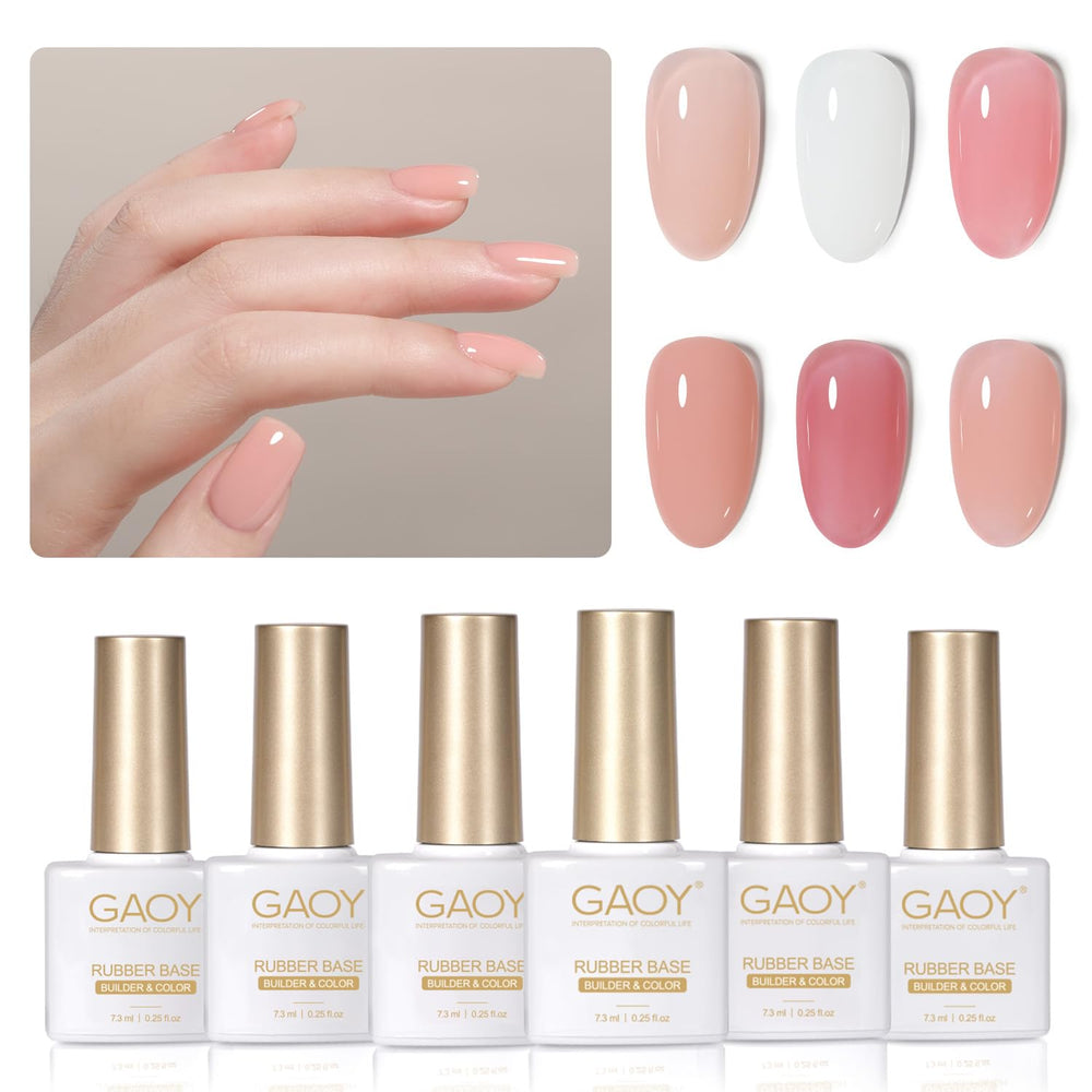 GAOY 0.25 oz gel bottle close-up for home nail art.