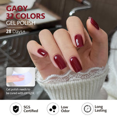 GAOY UV-led cure in 60 seconds supports quick layered nail designs