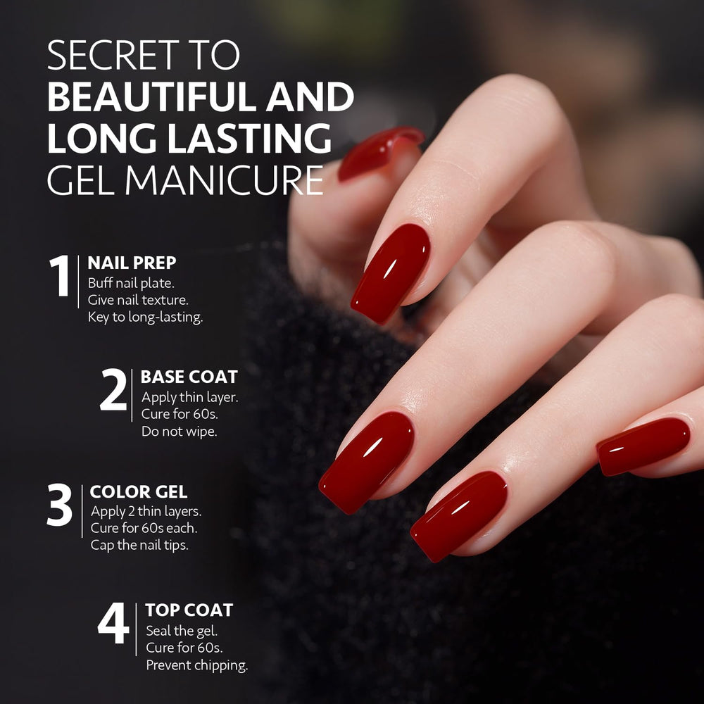 GAOY UV/LED lamp cures gel polish in 60 seconds