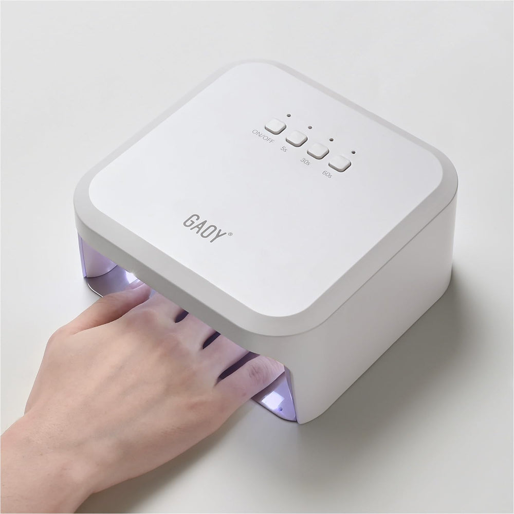 GAOY UV Light front view shows compact salon-grade design for home gel nails.