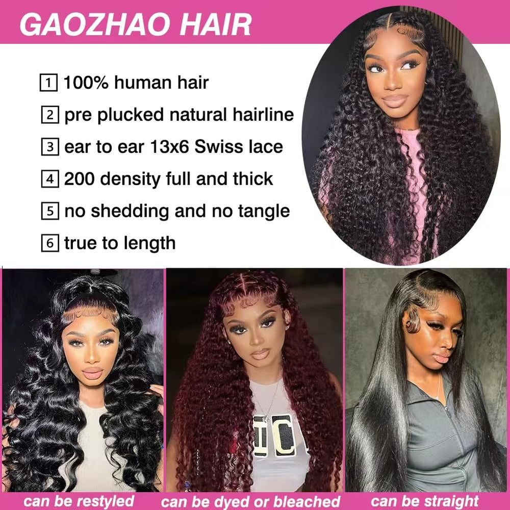 Gaozhao deep-parting demonstration for middle or side part looks.