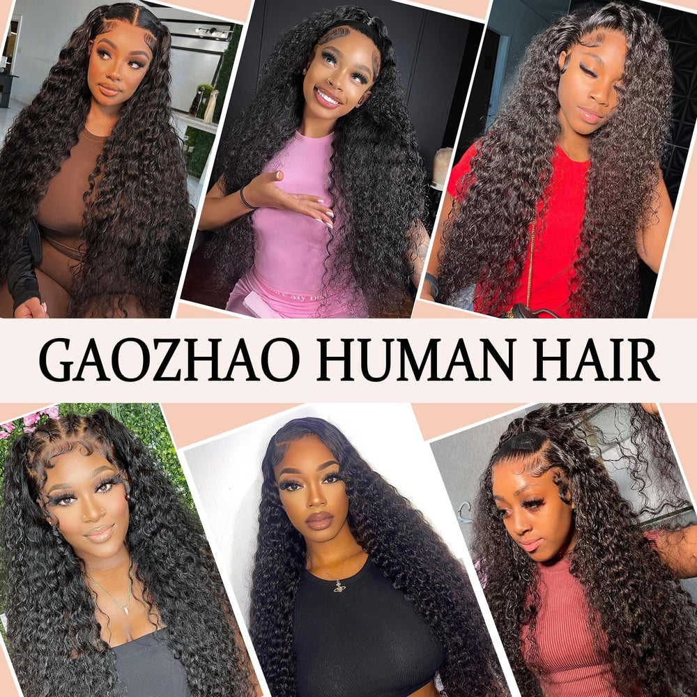Gaozhao model wearing wig for events and daily wear.
