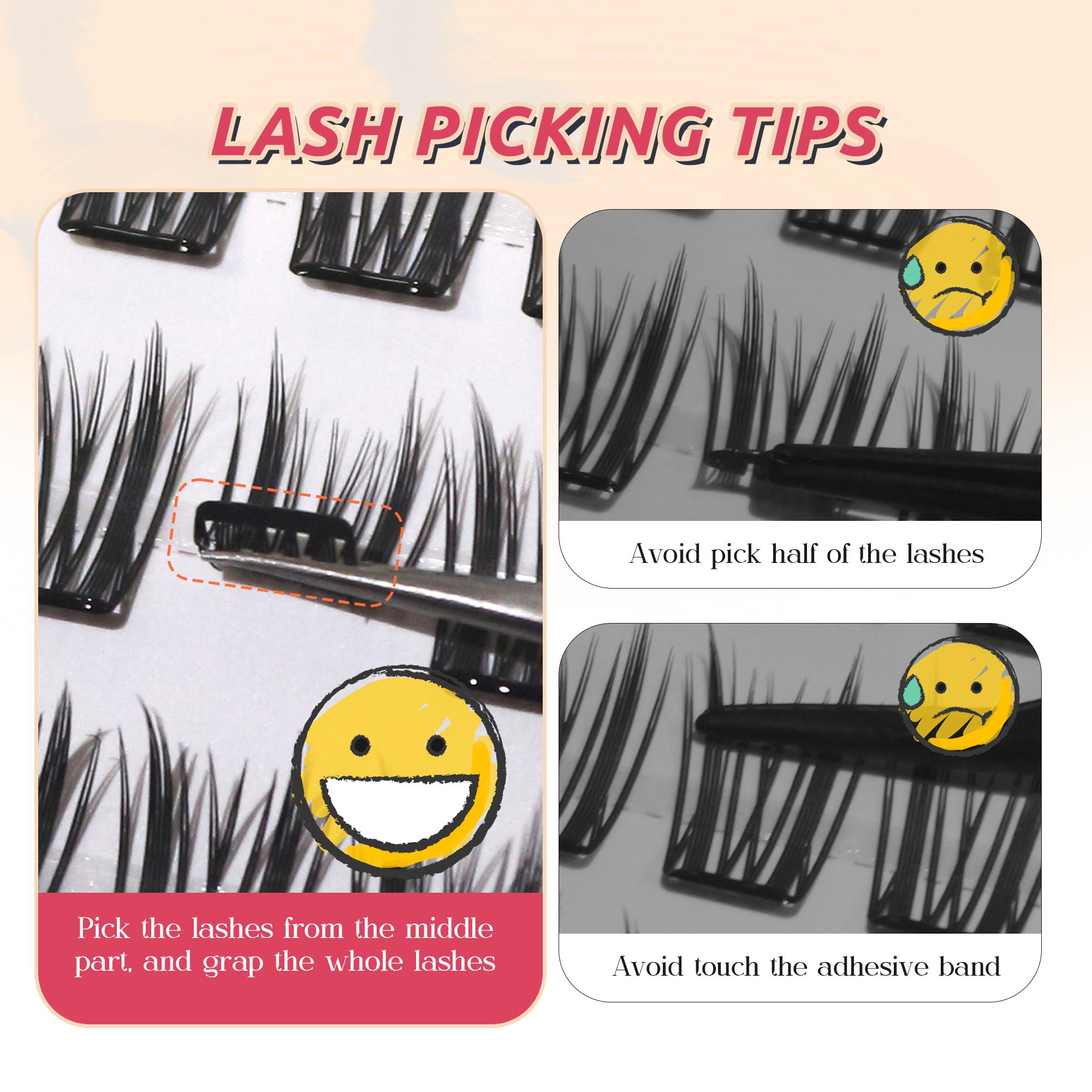 GAQQI reusable lashes with storage tray for easy reuse