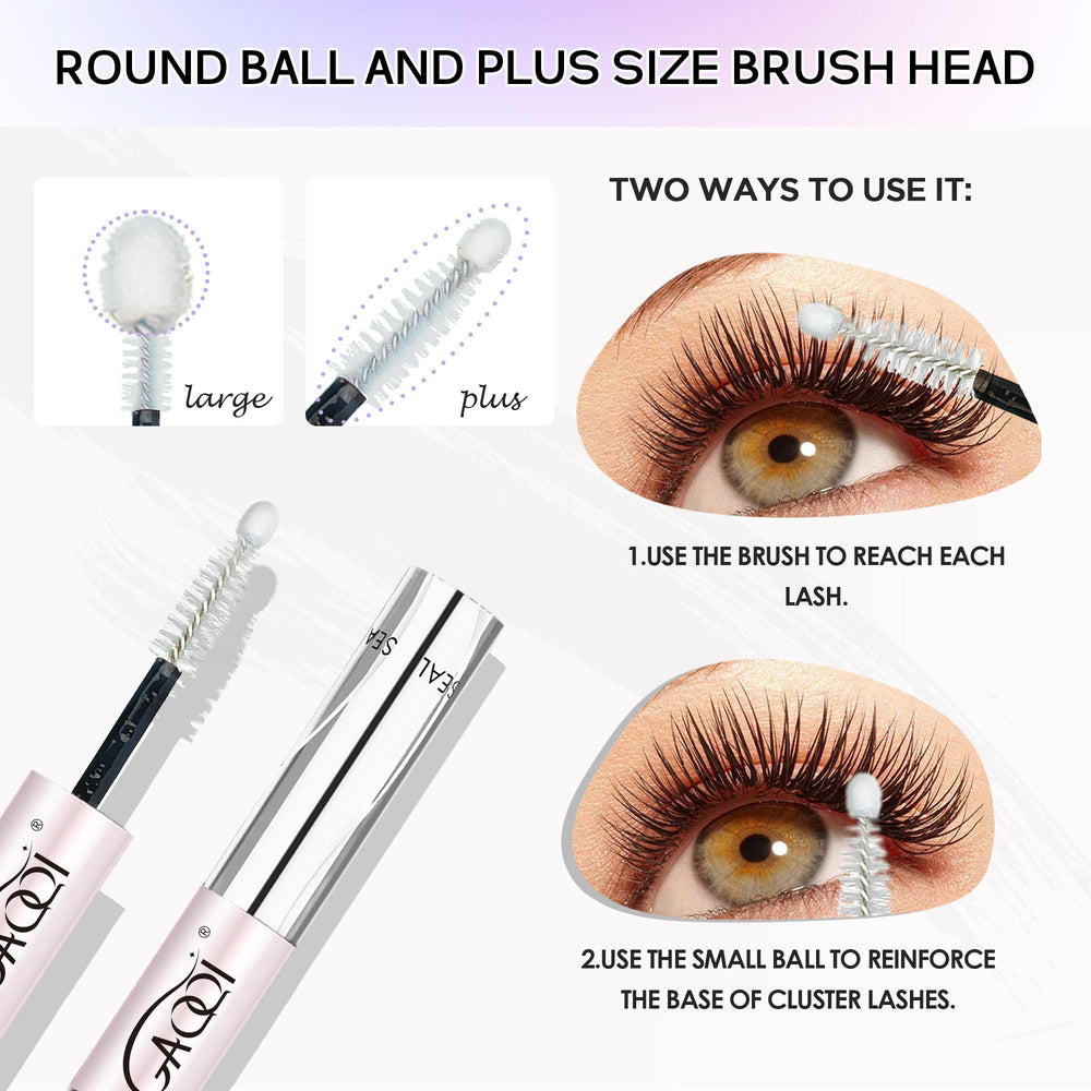GAQQI unboxing lash cluster kit showing components and setup for beginners.