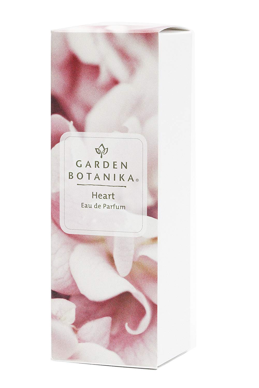 Garden Botanika Heart EDP bottle shows cedar and musk hints