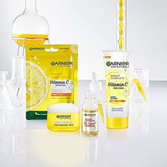 Garnier Bright Complete serum texture closeup reveals a fast-absorbing formula