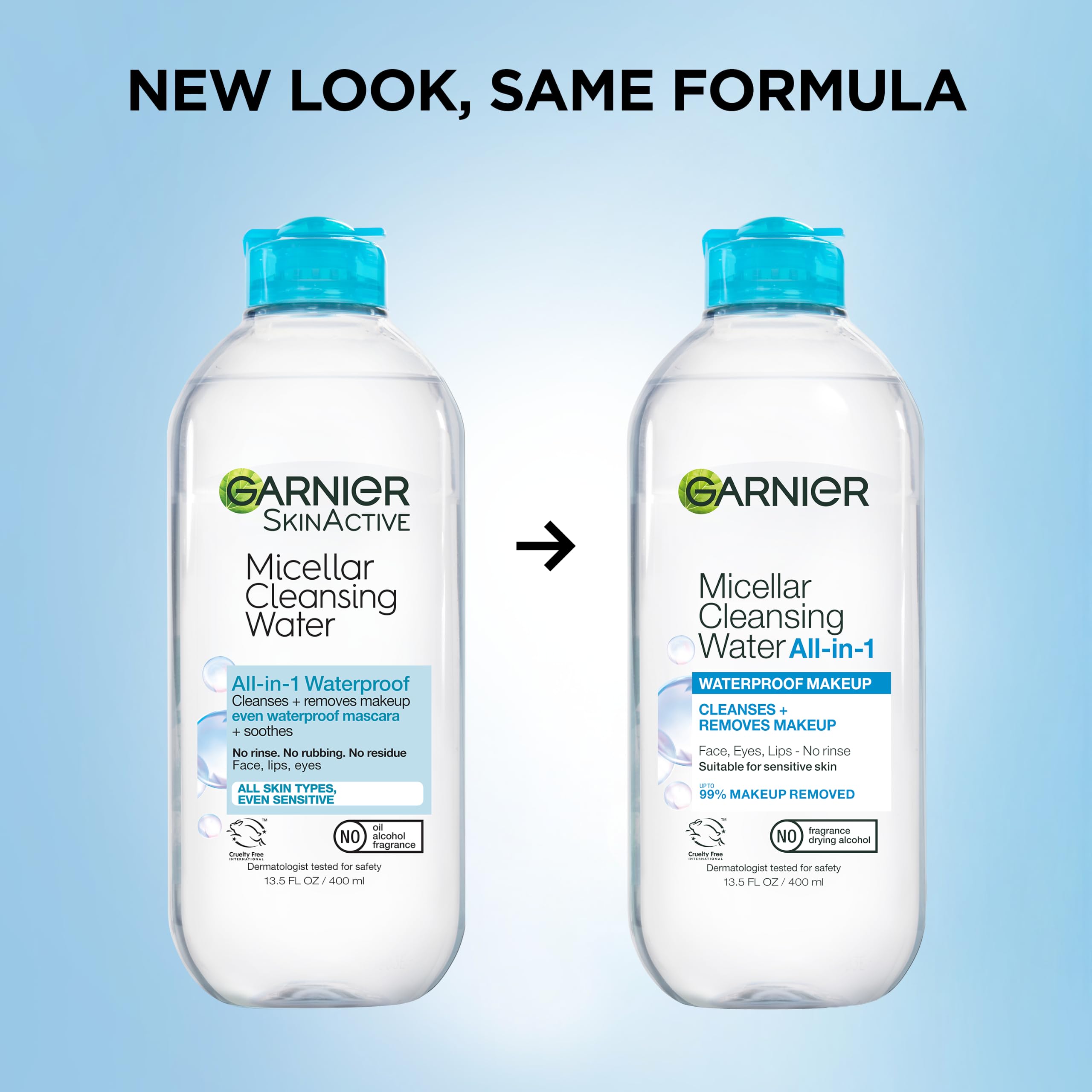Garnier cruelty-free logo close-up indicating ethical product commitment