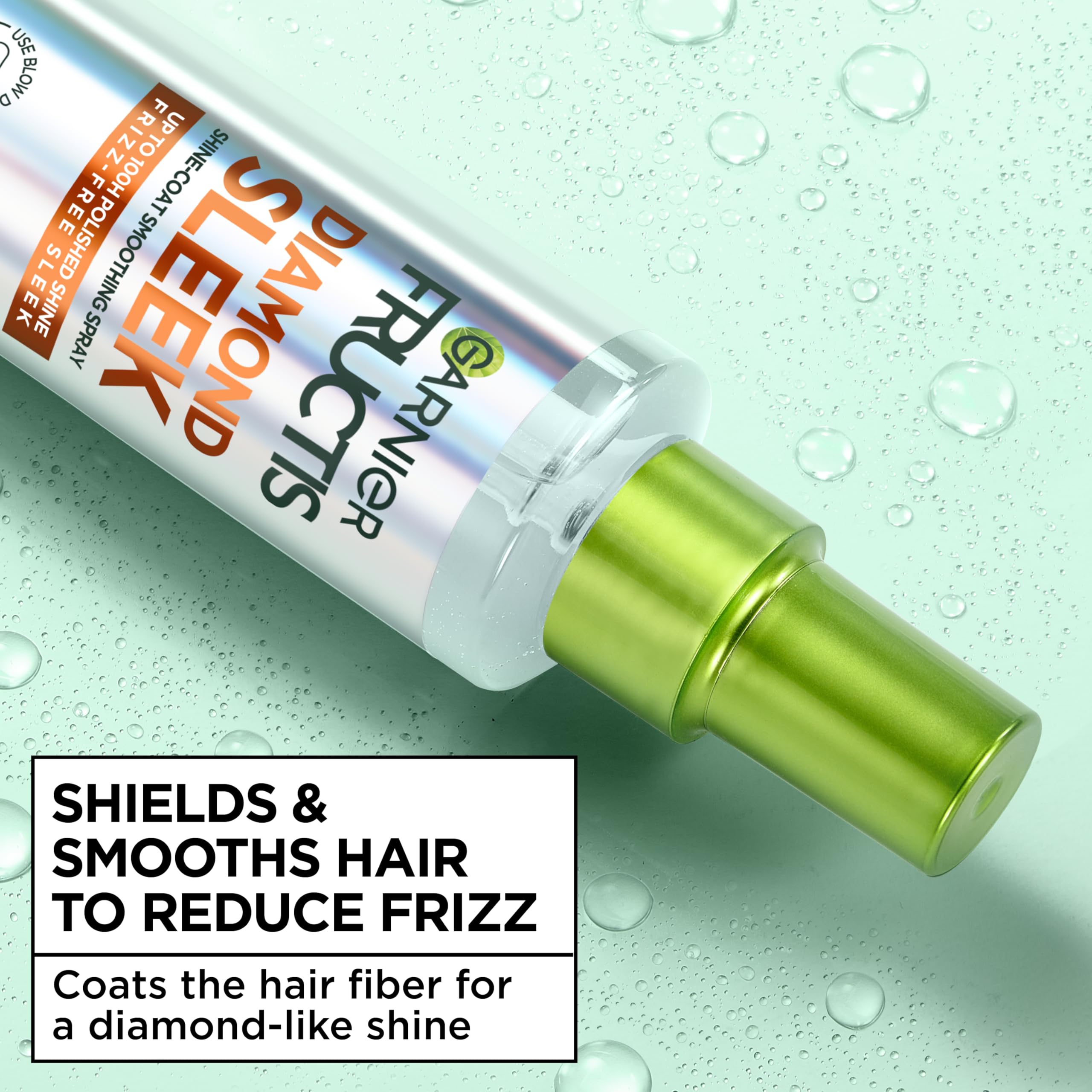 Garnier on bathroom shelf lifestyle shot showing everyday use benefit