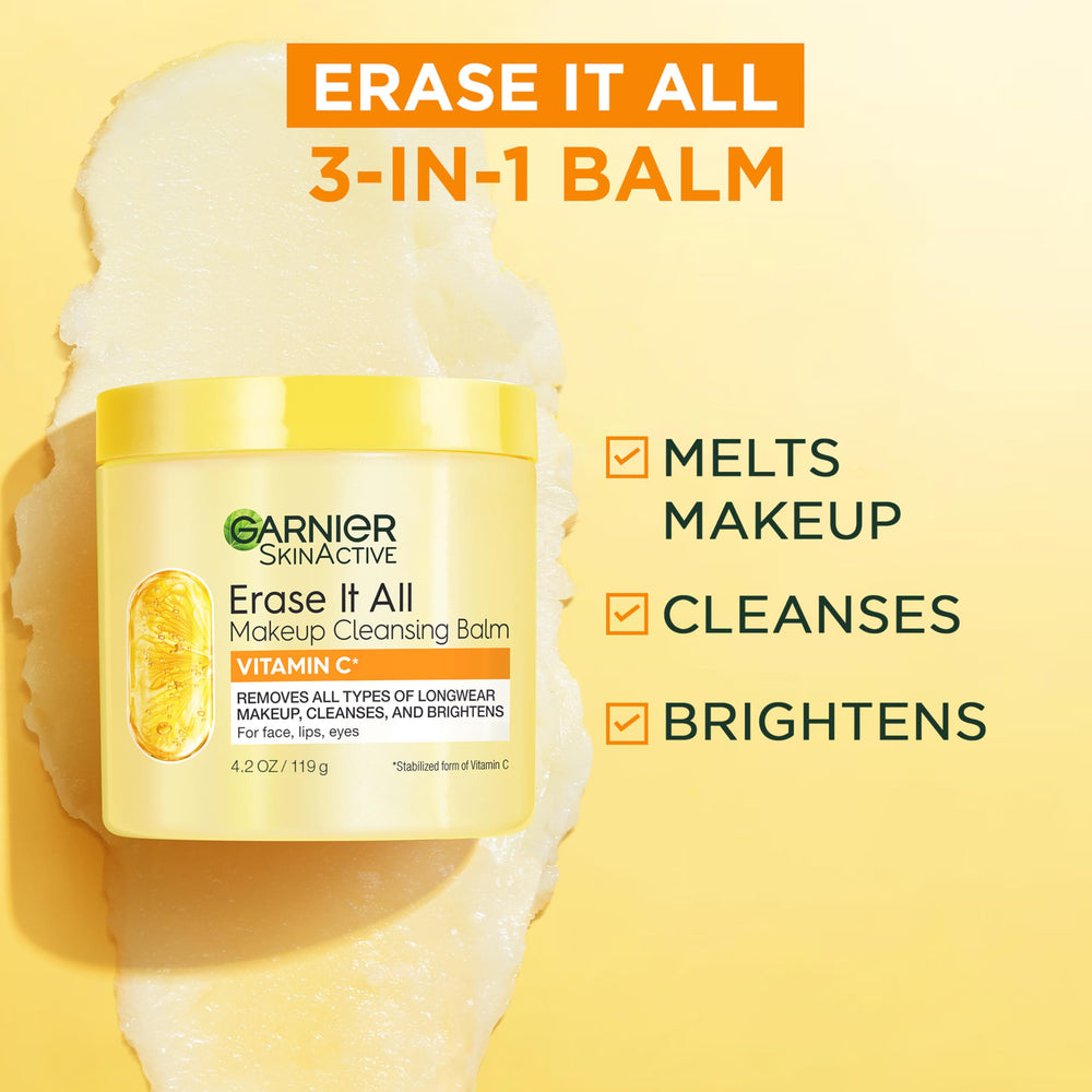 Garnier Erase It All: aplicacion en piel seca para desmaquillar facilmente