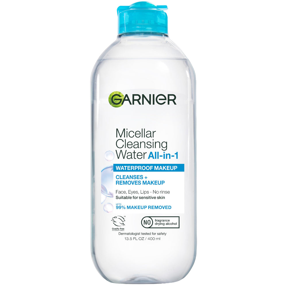 Garnier front label showing product name and benefits for clear identification