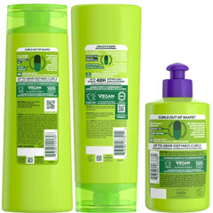 Garnier Fructis Curl Nourish Air Dry Butter Cream tube for defined curls without heat.