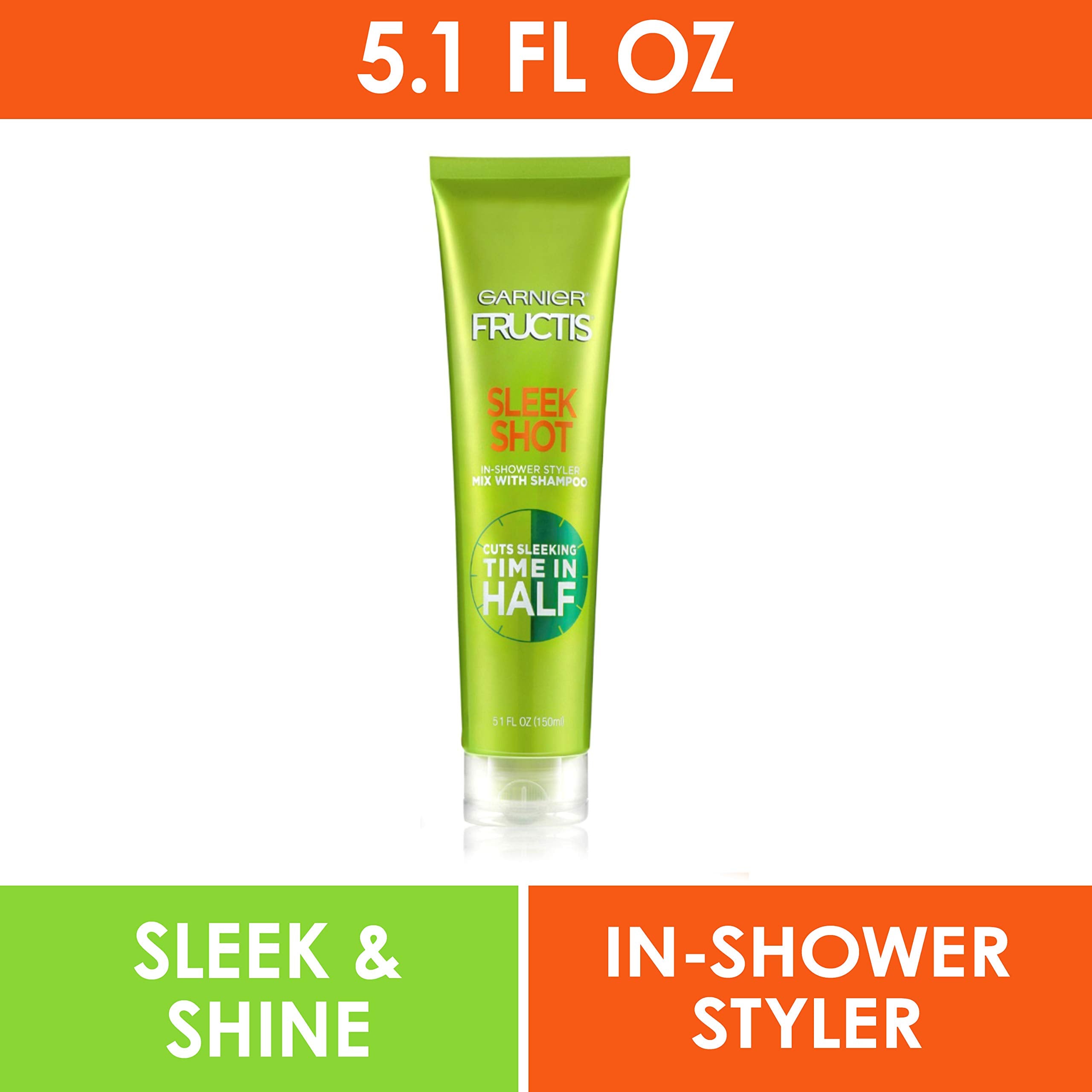 Garnier Fructis Sleek Shot in-shower mix with shampoo for streamlined styling