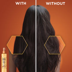 Garnier Hair Honey Milk anti-frizz visual hints at long-lasting control