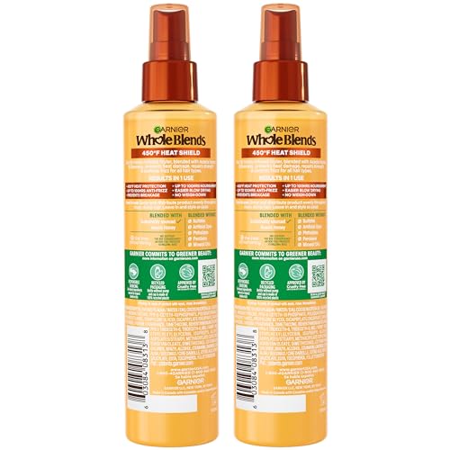 Garnier Hair Honey Milk bottle pour shows easy damp hair application