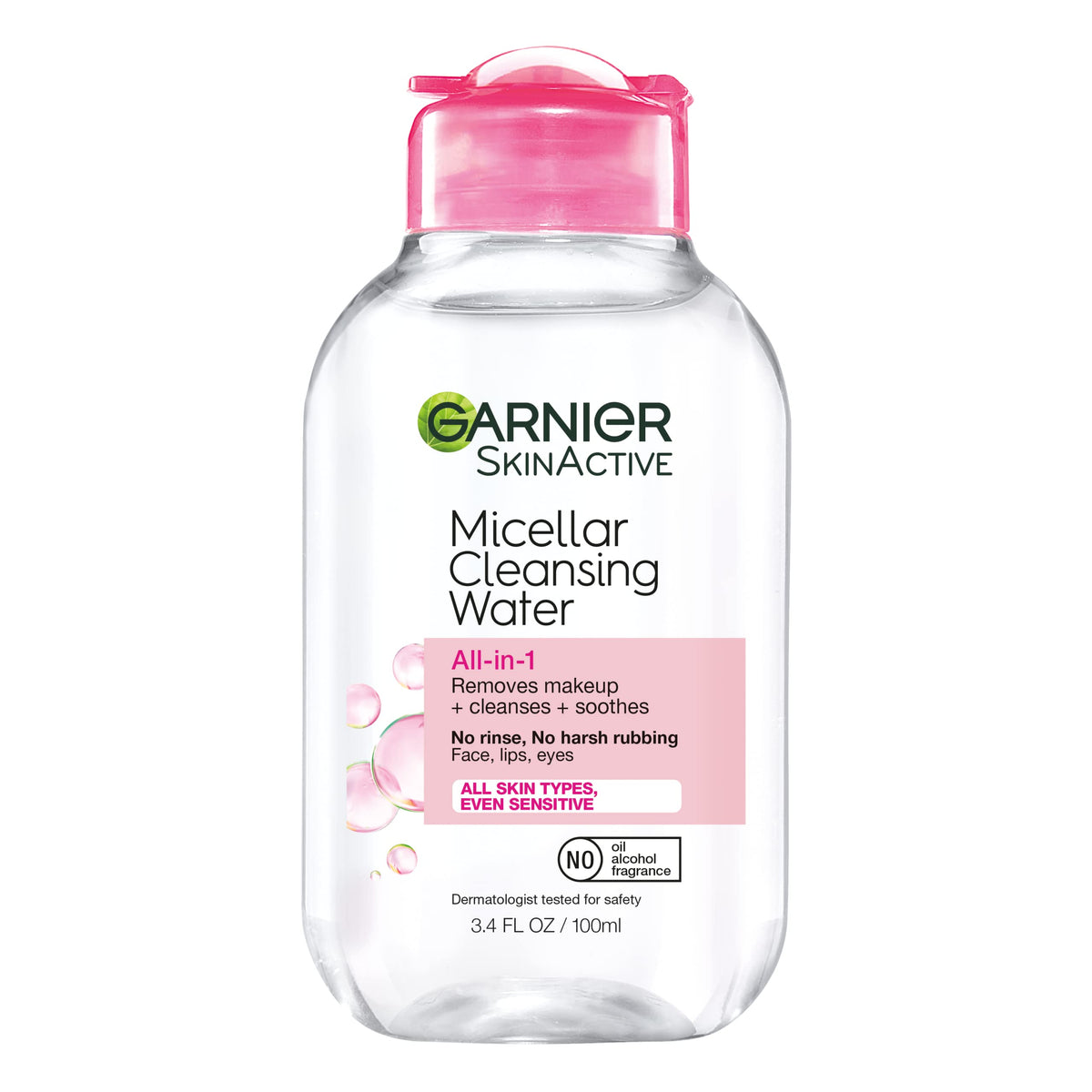 Garnier Micellar Cleansing Water bottle for all-in-1 makeup removal