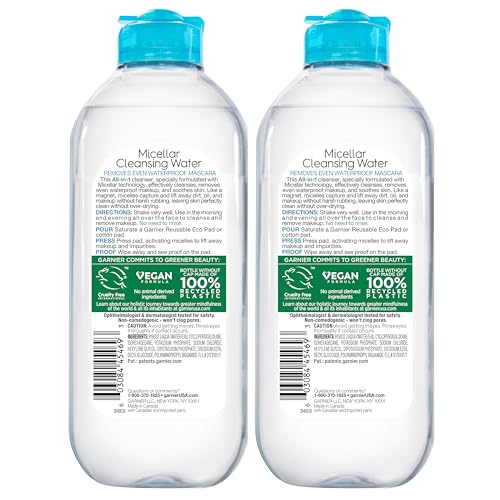 Garnier Micellar Water formula is safe for sensitive skin and fragrance-free users.
