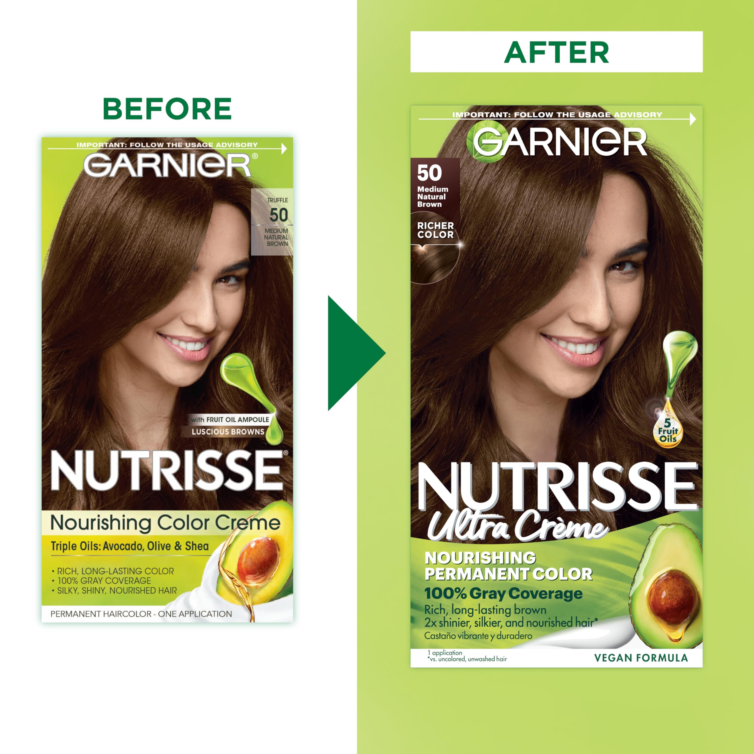 Garnier Nutrisse fruit-oil ampoule for nourishing color mixing