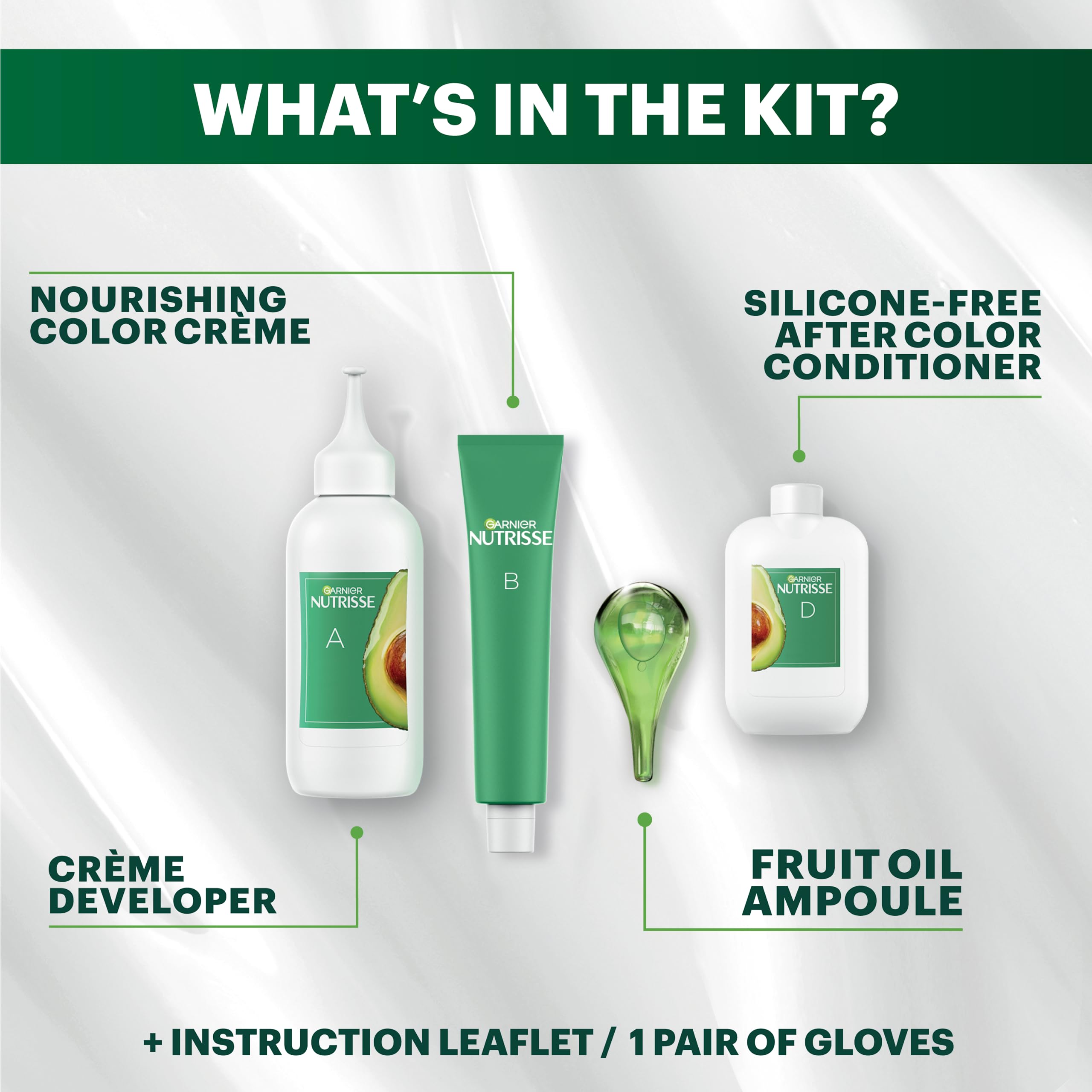 Garnier Nutrisse glossy-finish result promising radiant color
