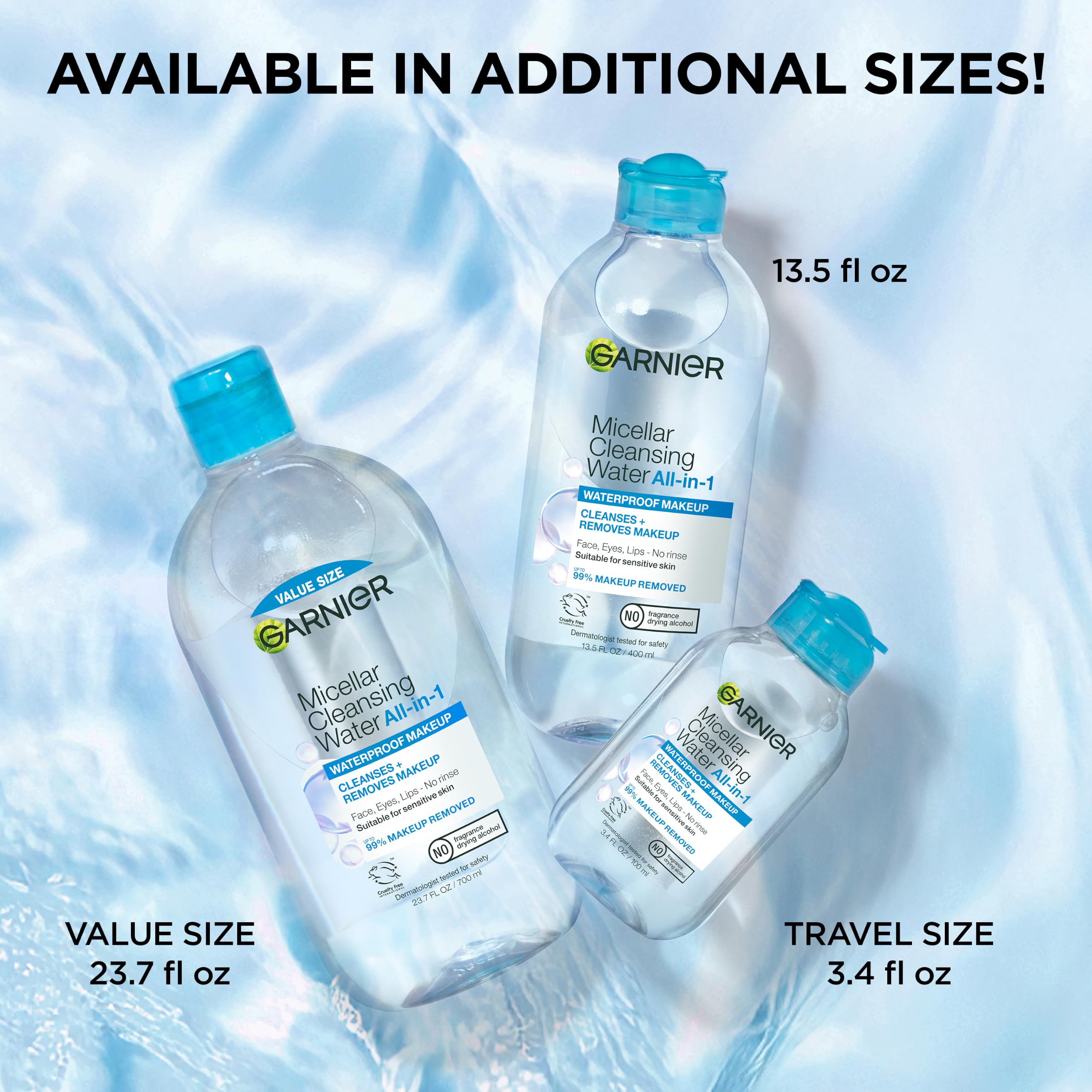 Garnier packaging variation bottle highlighting possible label differences