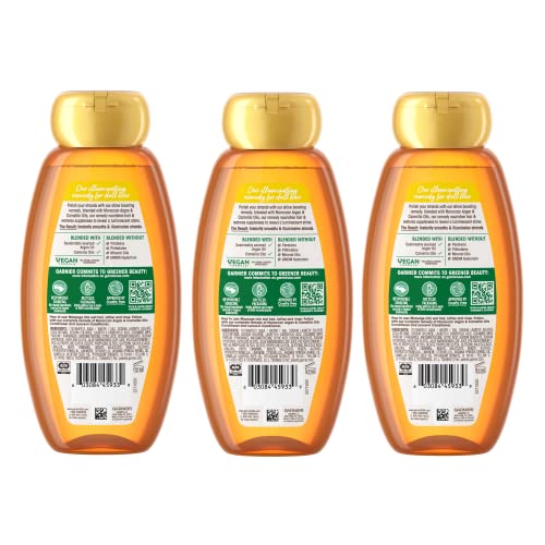 Garnier Whole Blends Illuminating Shampoo shimmering-lather boosts silky shine