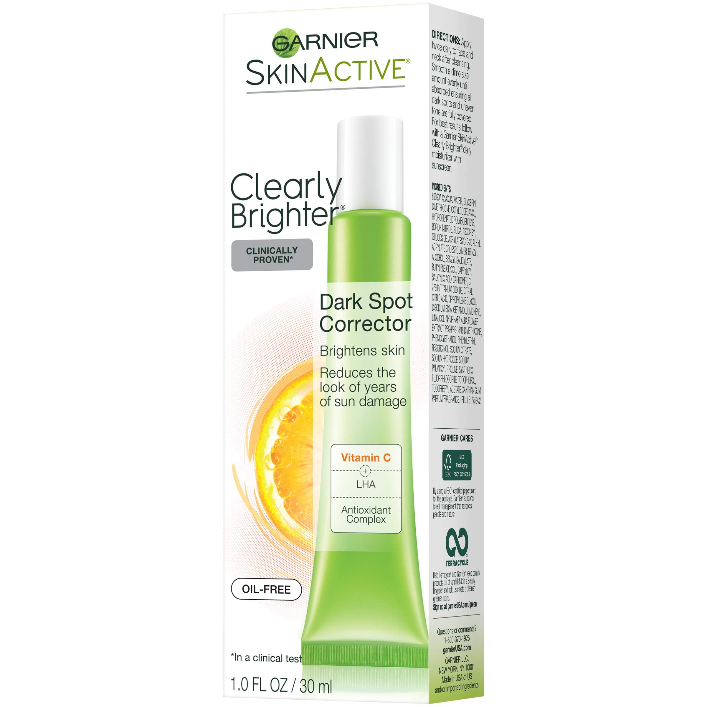 Garnier SkinActive Clearly Brighter application tips for daily use.