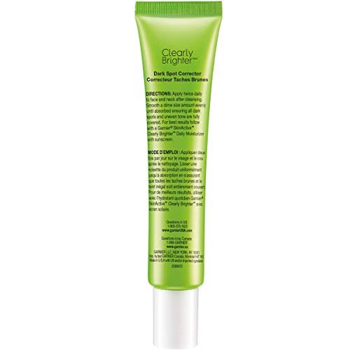 Garnier SkinActive Clearly Brighter cream texture ready for smooth application.