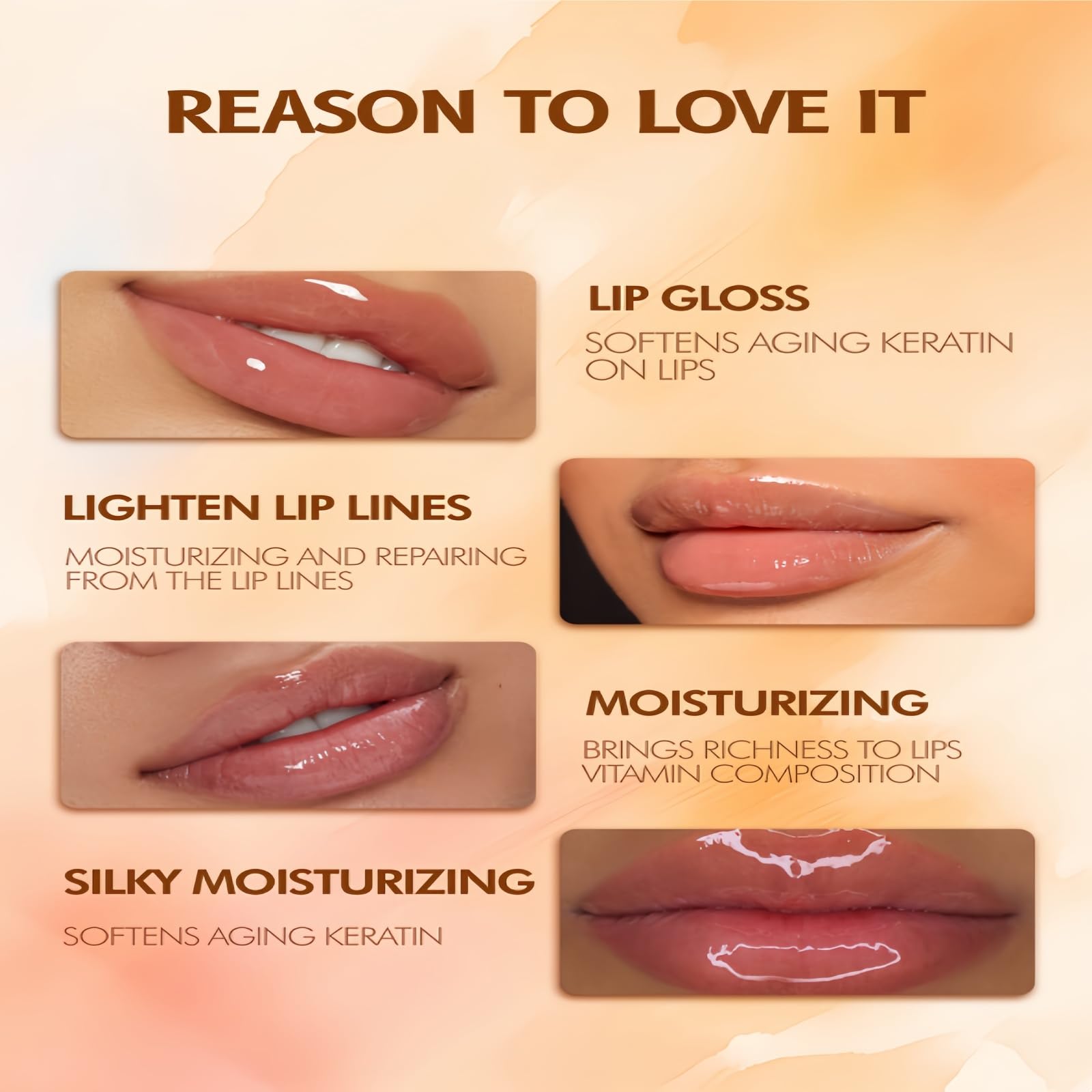 Gartiage lipstick hydrating formula with natural oils keeps lips soft and smooth.