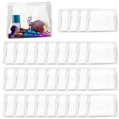 GAWBYET mini clear makeup bag packaged for travel convenience and easy packing