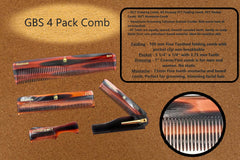 G.B.S mustache comb designed for neat facial hair grooming and control.