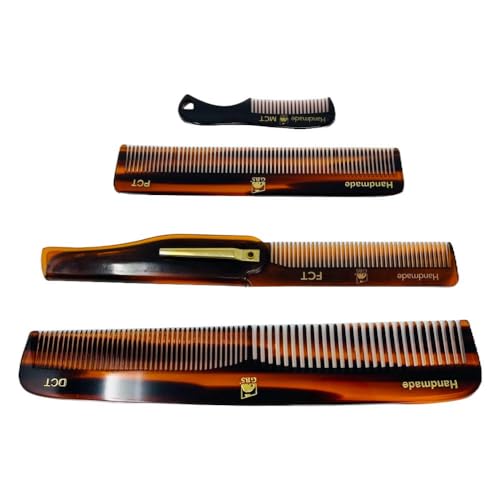 G.B.S comb set pocket comb ideal for on-the-go touch-ups and quick grooming.
