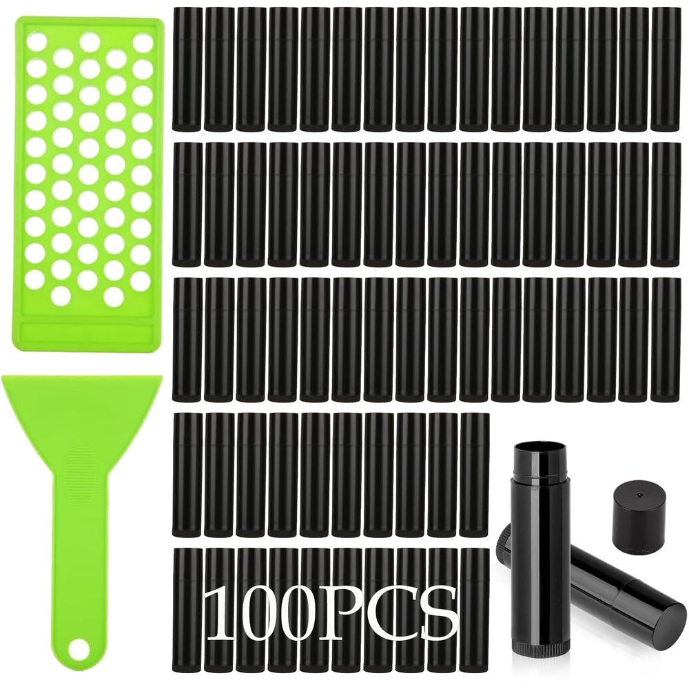 GBACHOOSE lip balm tubes 100-pack with 5ml capacity for DIY lip care on the go