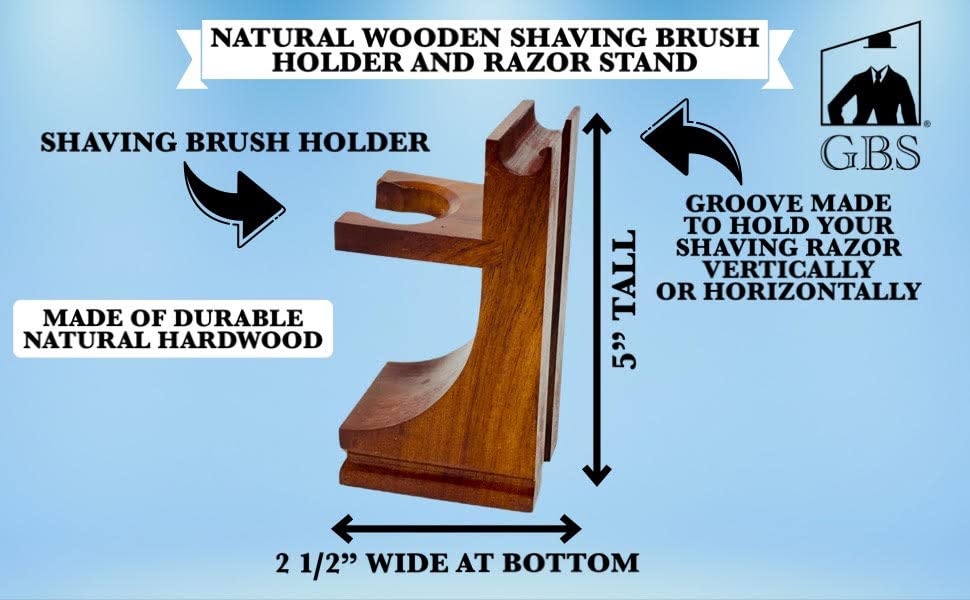 G.B.S GENTS 3.5-inch shaving soap bowl for easy lather and grip
