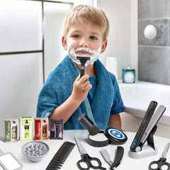 G.C 52Pcs Kids Hair Salon Kit hair dryer with nozzle simulates real styling sessions