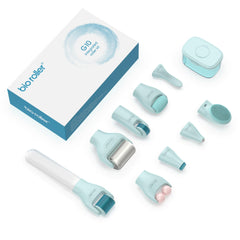 Gdbanlimi 10 in 1 derma roller kit main view highlights compact storage.