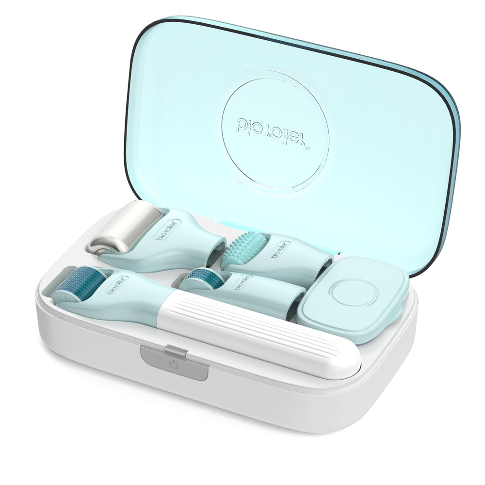 Gdbanlimi derma roller detailed design emphasizes ergonomic grip and smooth rolling.