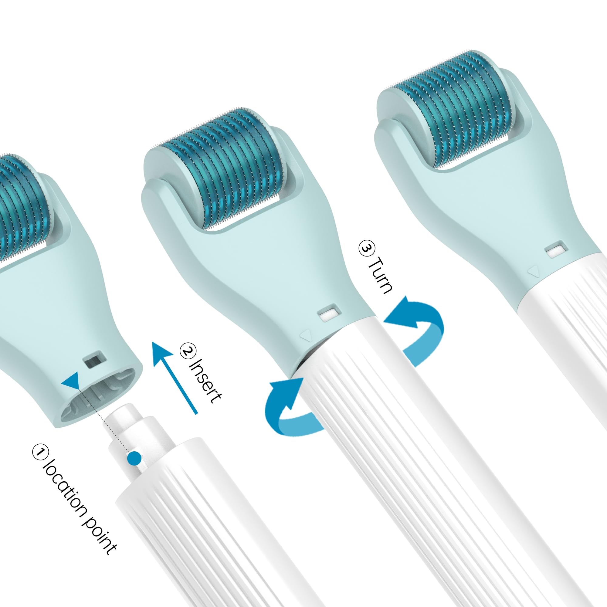 Gdbanlimi roller tips cleaning demonstrates hygiene routine for safe reuse.
