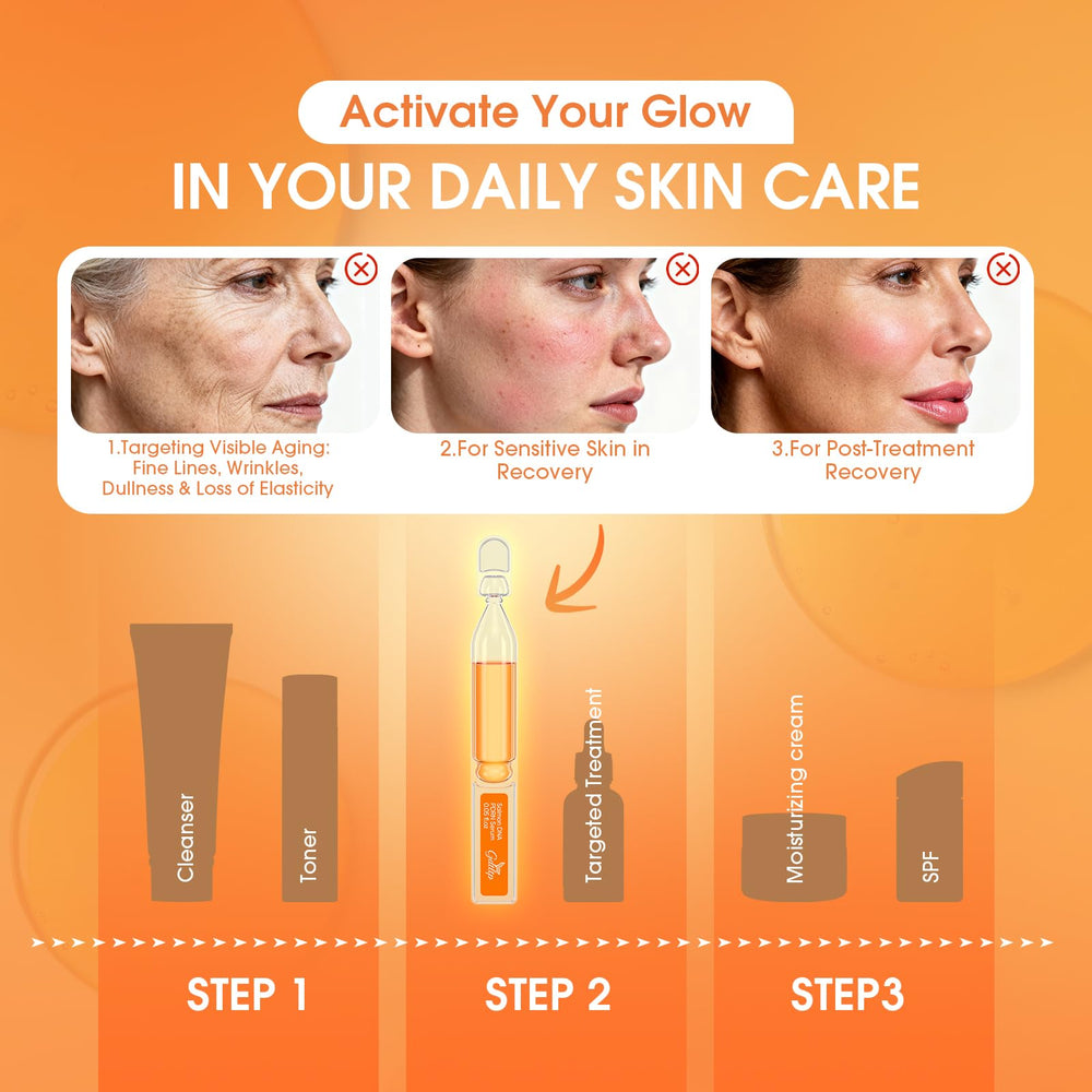 GDTLTP Salmon DNA Serum after-use glow on the skin.