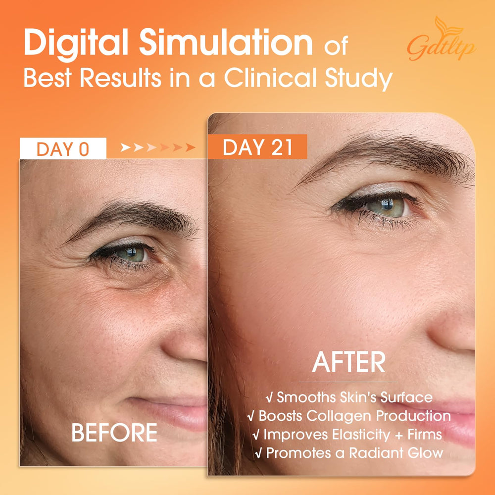 GDTLTP Salmon DNA Serum radiance visual showing glow potential.