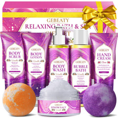 GEBEATY vanilla body wash bottle for soothing shower ritual