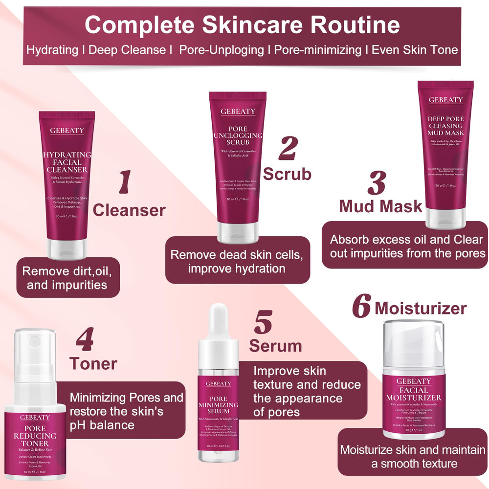 GEBEATY scrub texture enables gentle exfoliation and oil control