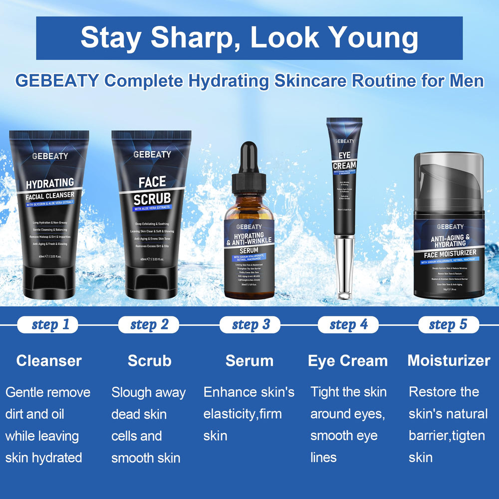 GEBEATY facial serum amber bottle supports elasticity and hydration