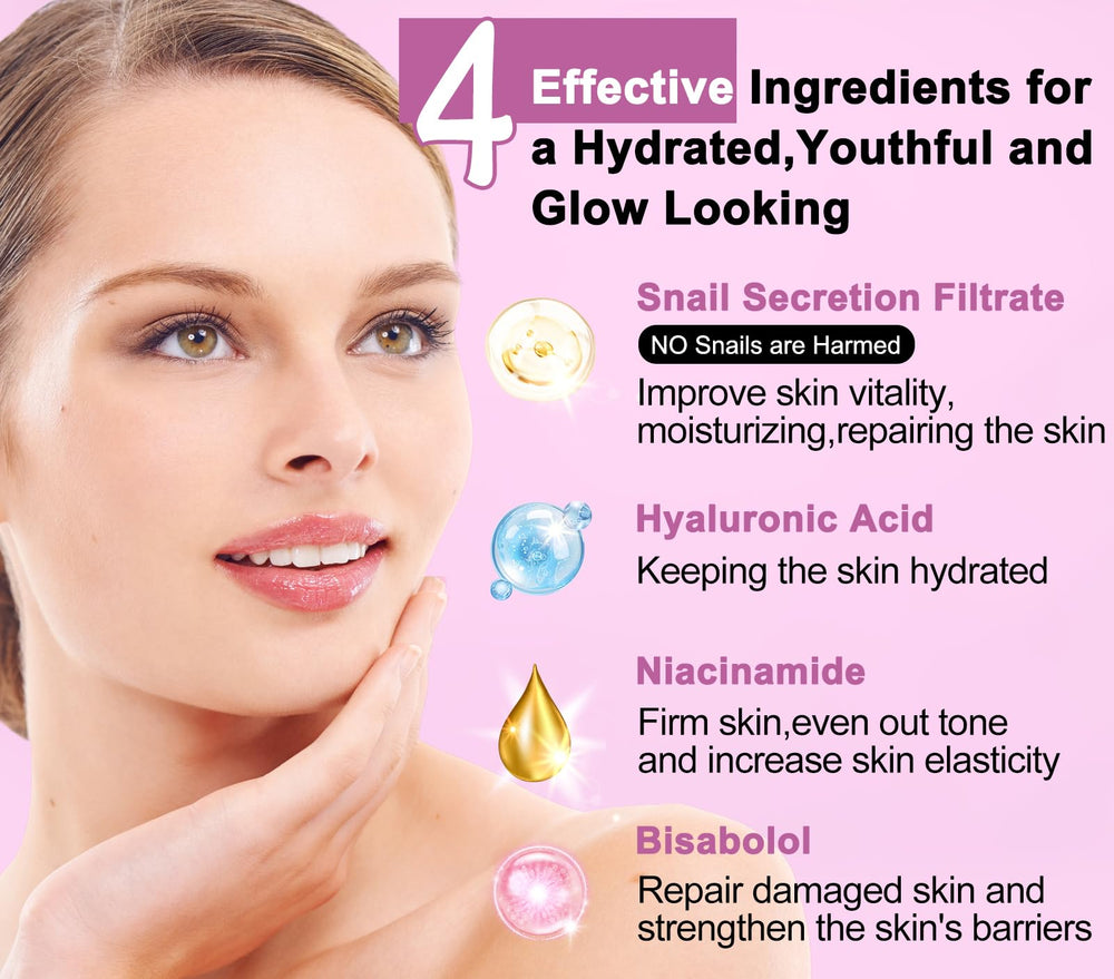 GEBEATY snail mucin makeup remover bottle for gentle cleansing and hydration.