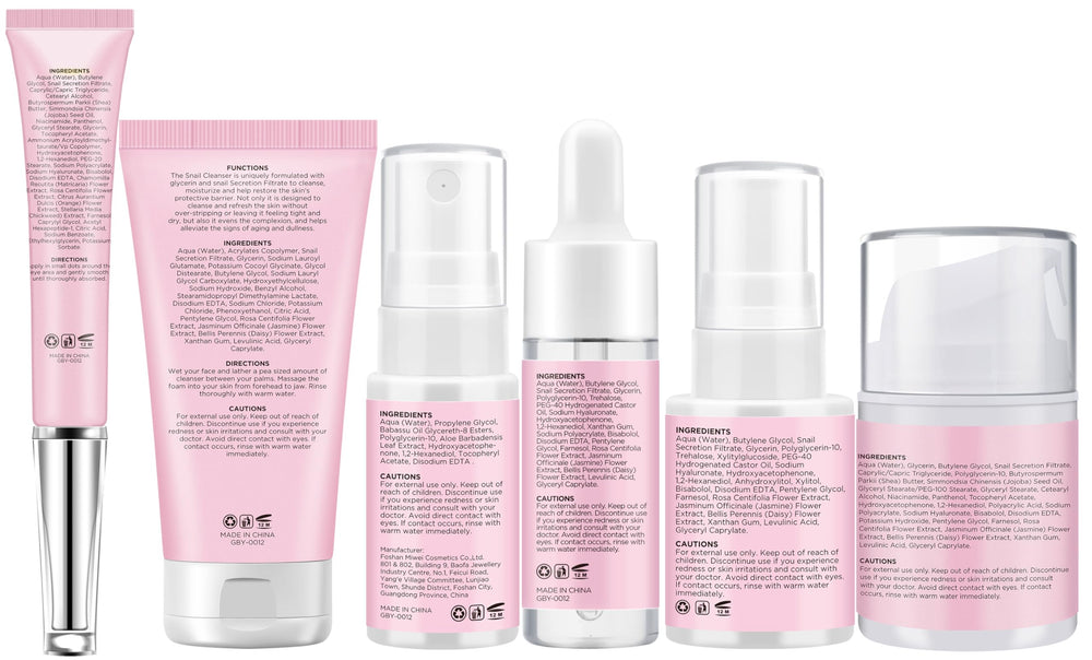 GEBEATY snail mucin set gift box as a thoughtful skincare gift.