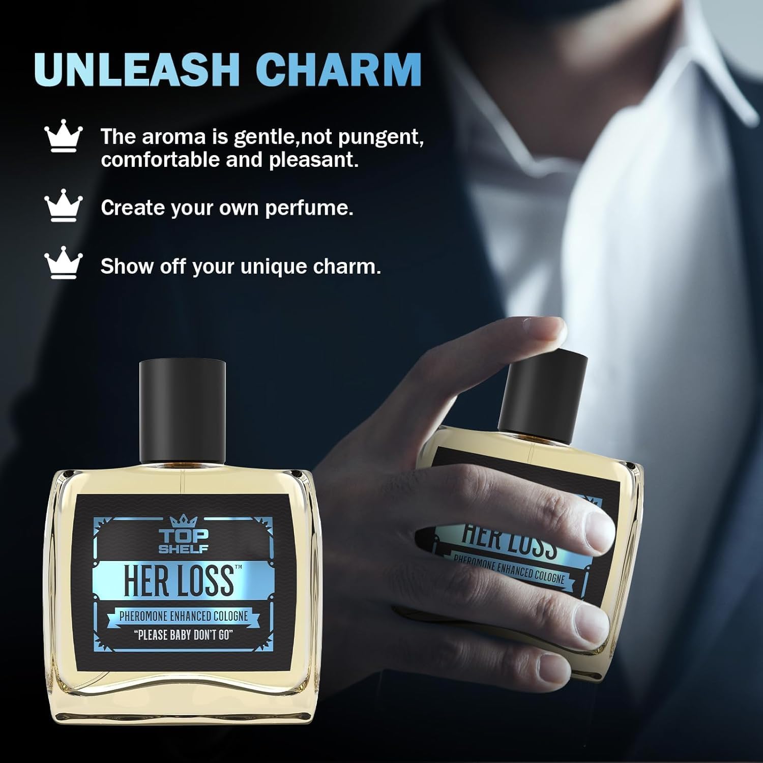 GEBUTP date night fragrance setup hints at mood-boosting aura and magnetism potential.