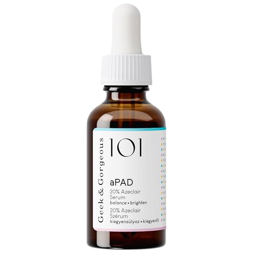 Geek & Gorgeous aPAD fragrance-free formula shown as a calming option.