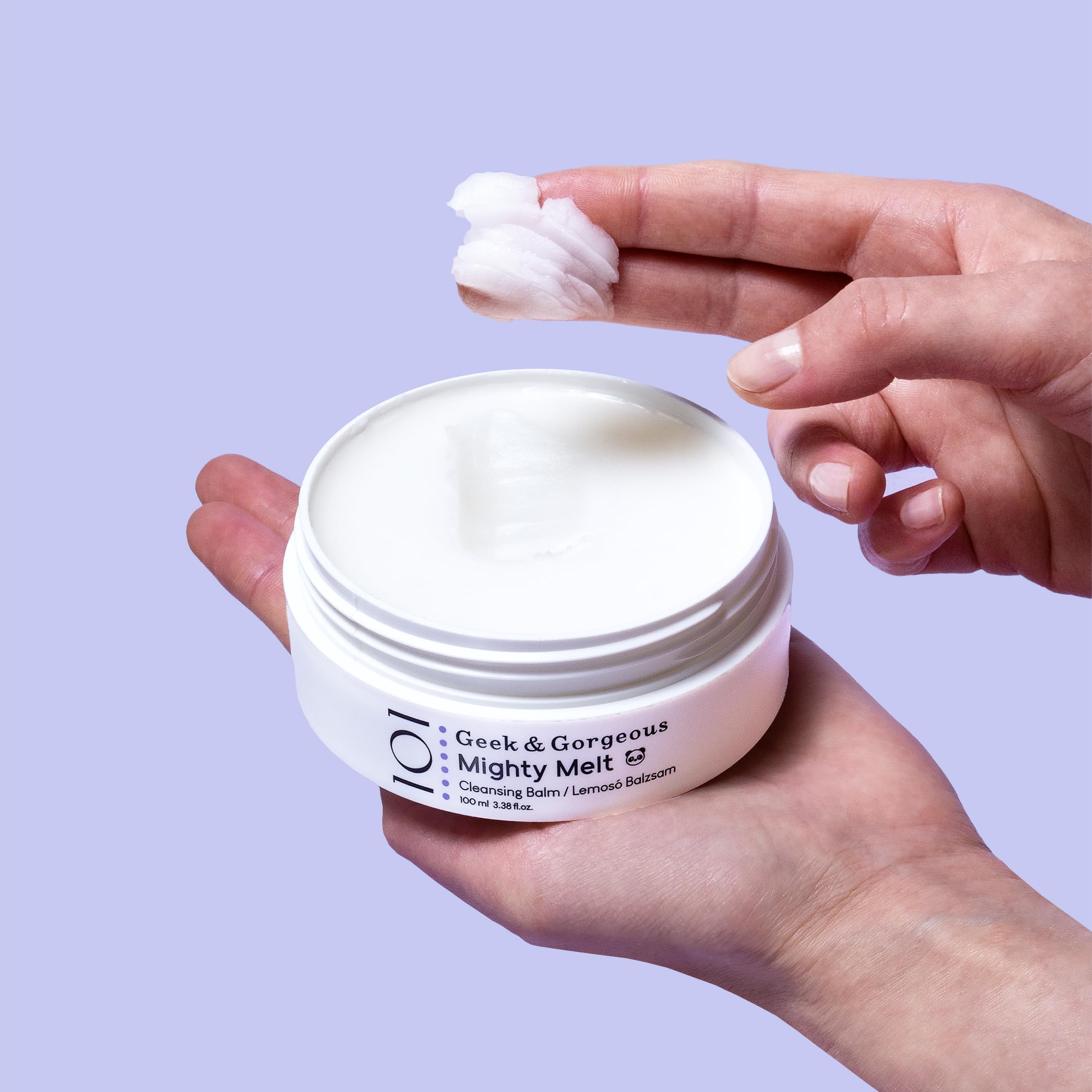 Geek & Gorgeous Mighty Melt leaves skin soft and comfortable after rinsing.