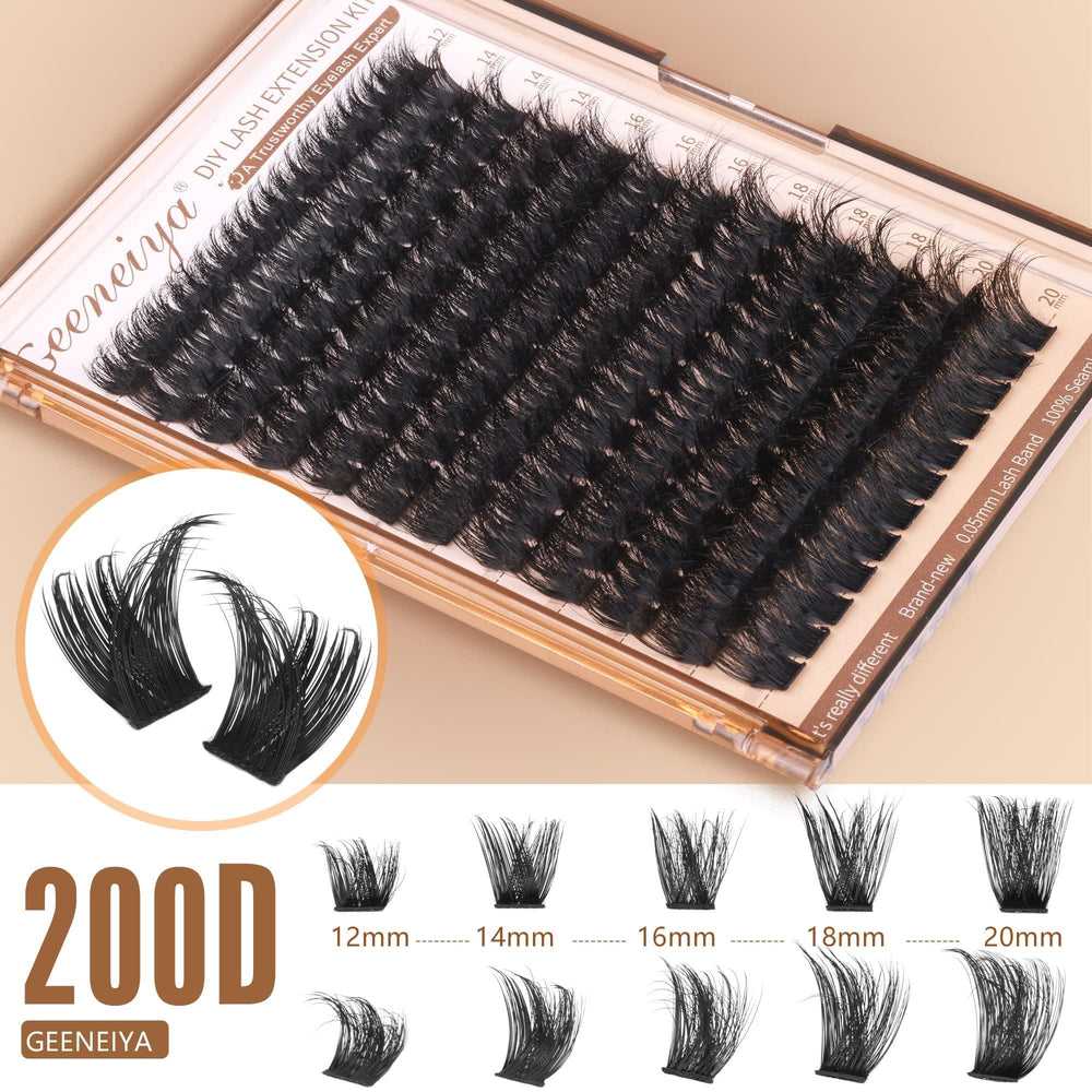Geeneiya 200D lash bond and seal tube ensures secure at-home lash adhesion.