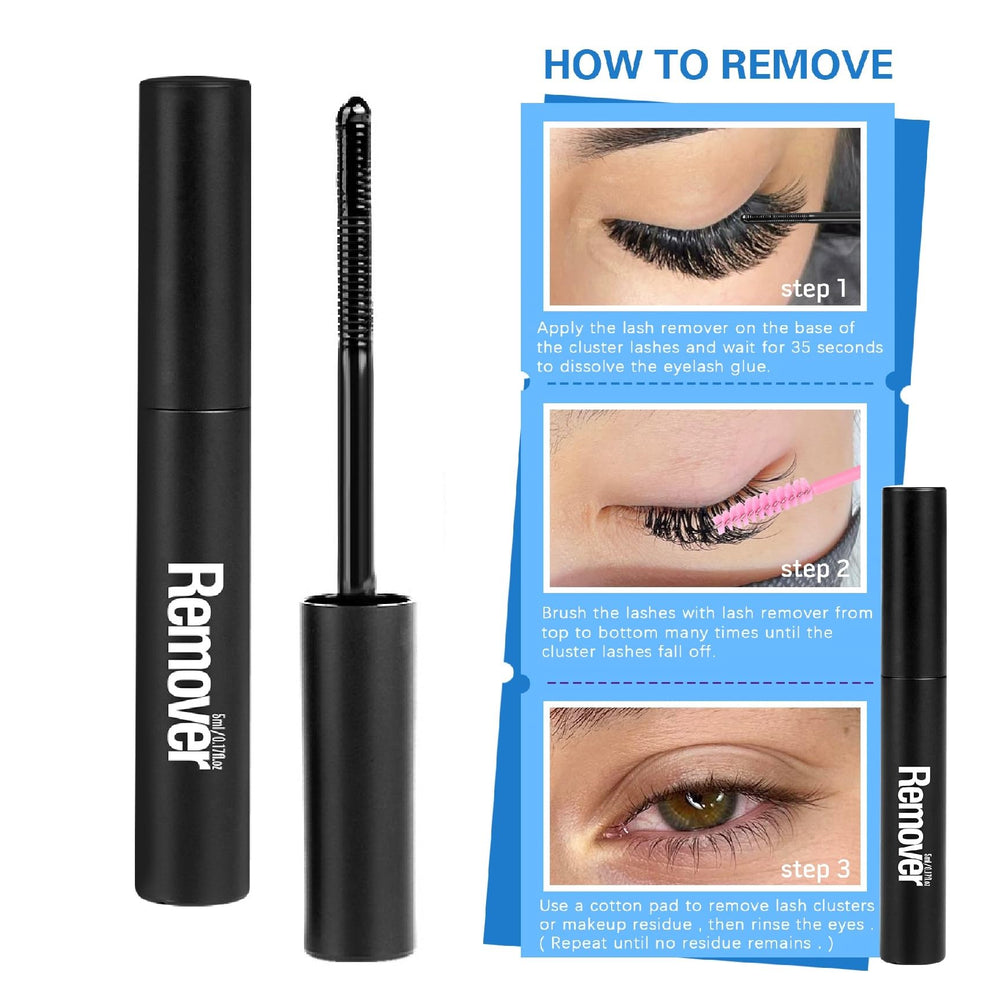Geeneiya lash bond and seal glue securing clusters for longer wear