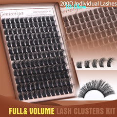 Geeneiya premium lash tweezers for precise placement in at-home lash applications.